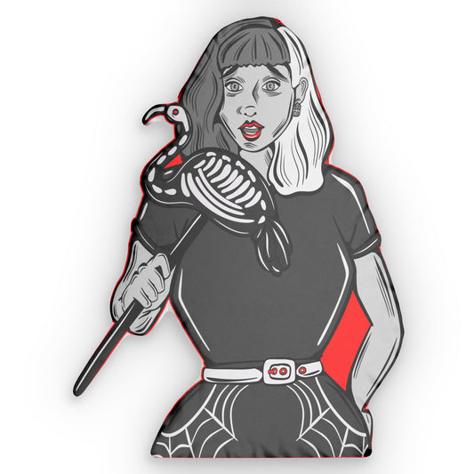 Hollie Day Dead Gurl Shaped Pillow