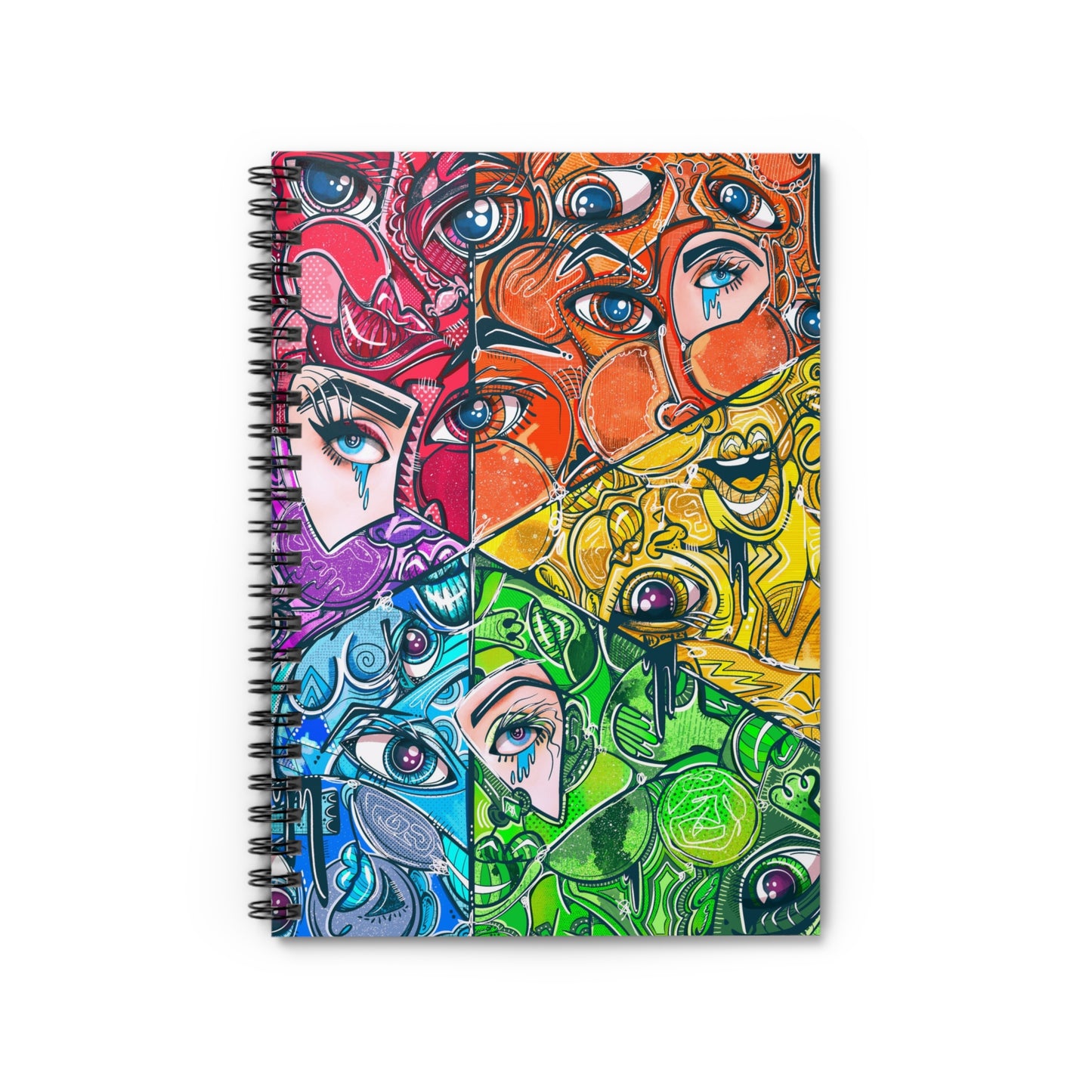 Chromatic Rainbow Spiral Notebook - Ruled Line