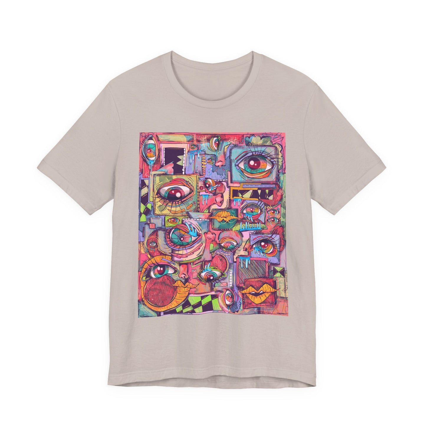 Cosmic Melodies Unisex Jersey Short Sleeve Tee