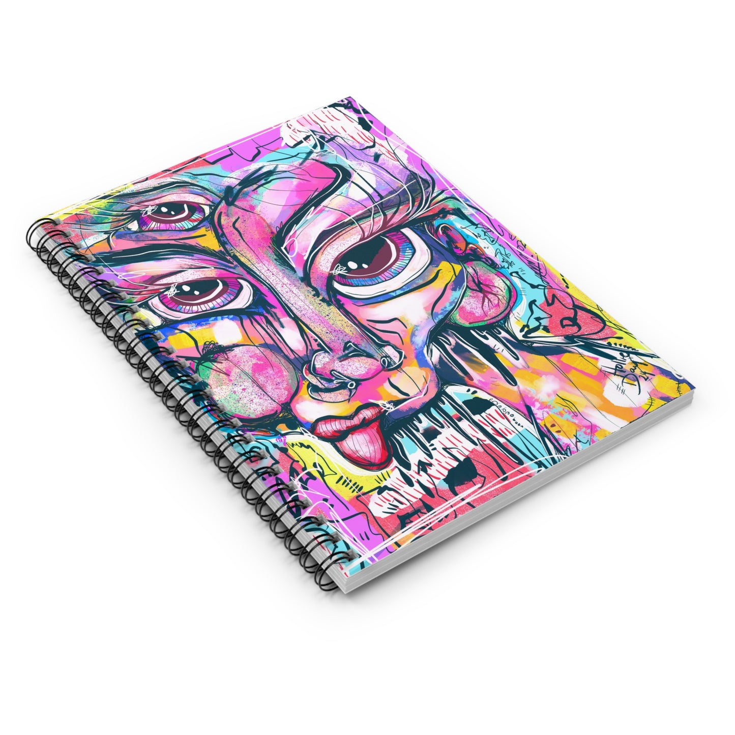 Omera Cubism Spiral Notebook - Ruled Line