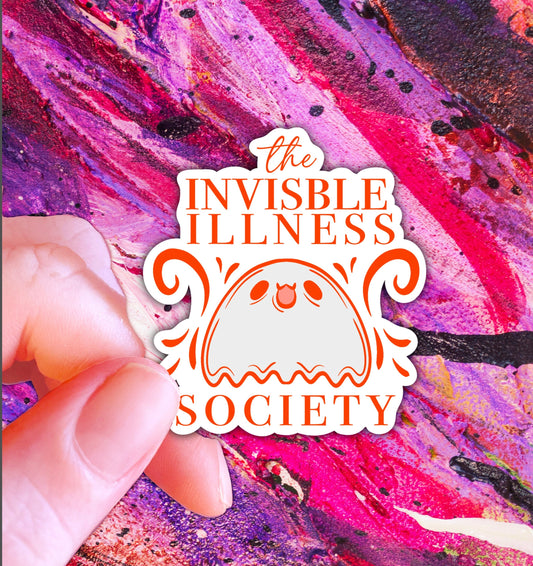 Invisible Illness Society Sticker: Handmade Holographic Vinyl