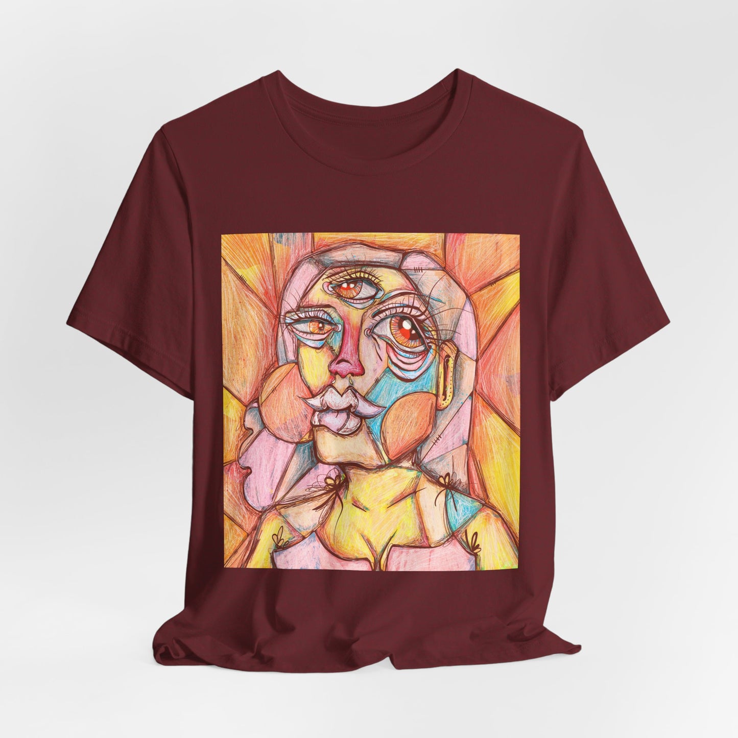Sally Cubism Unisex Jersey Short Sleeve Tee