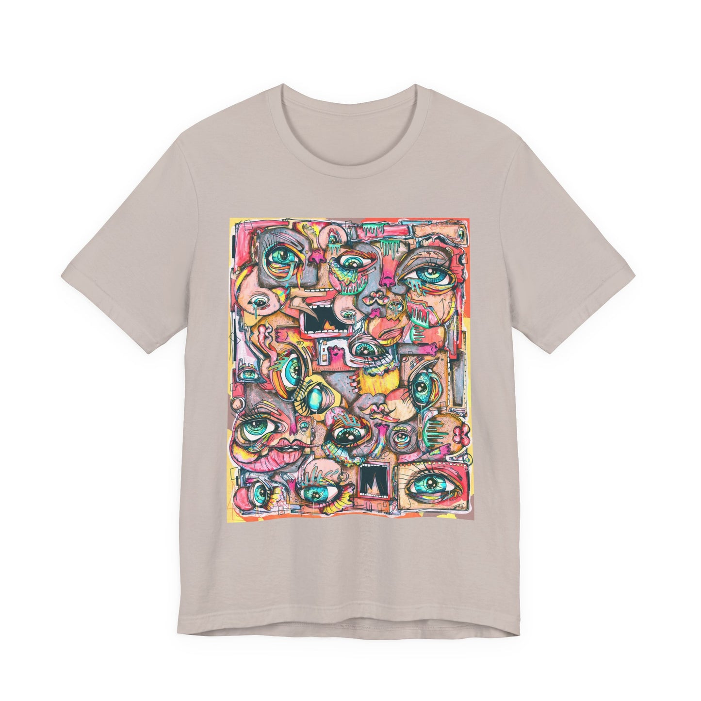 Glimmering Teardrops Unisex Jersey Short Sleeve Tee
