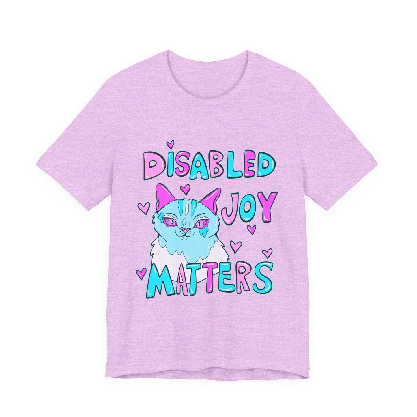 Disabled Joy Matters Cat Tee - Unisex Jersey Short Sleeve Tee