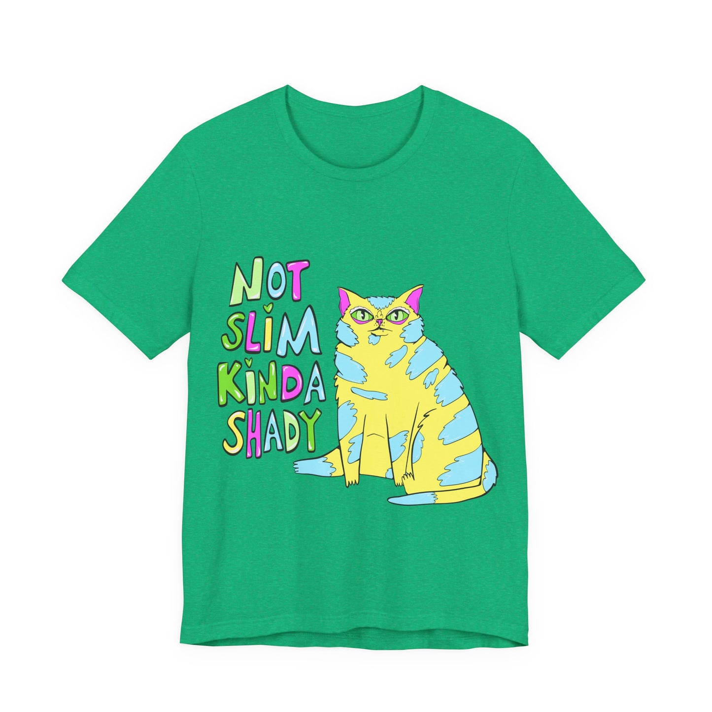 Not Slim Kinda Shady Unisex Jersey Short Sleeve Tee