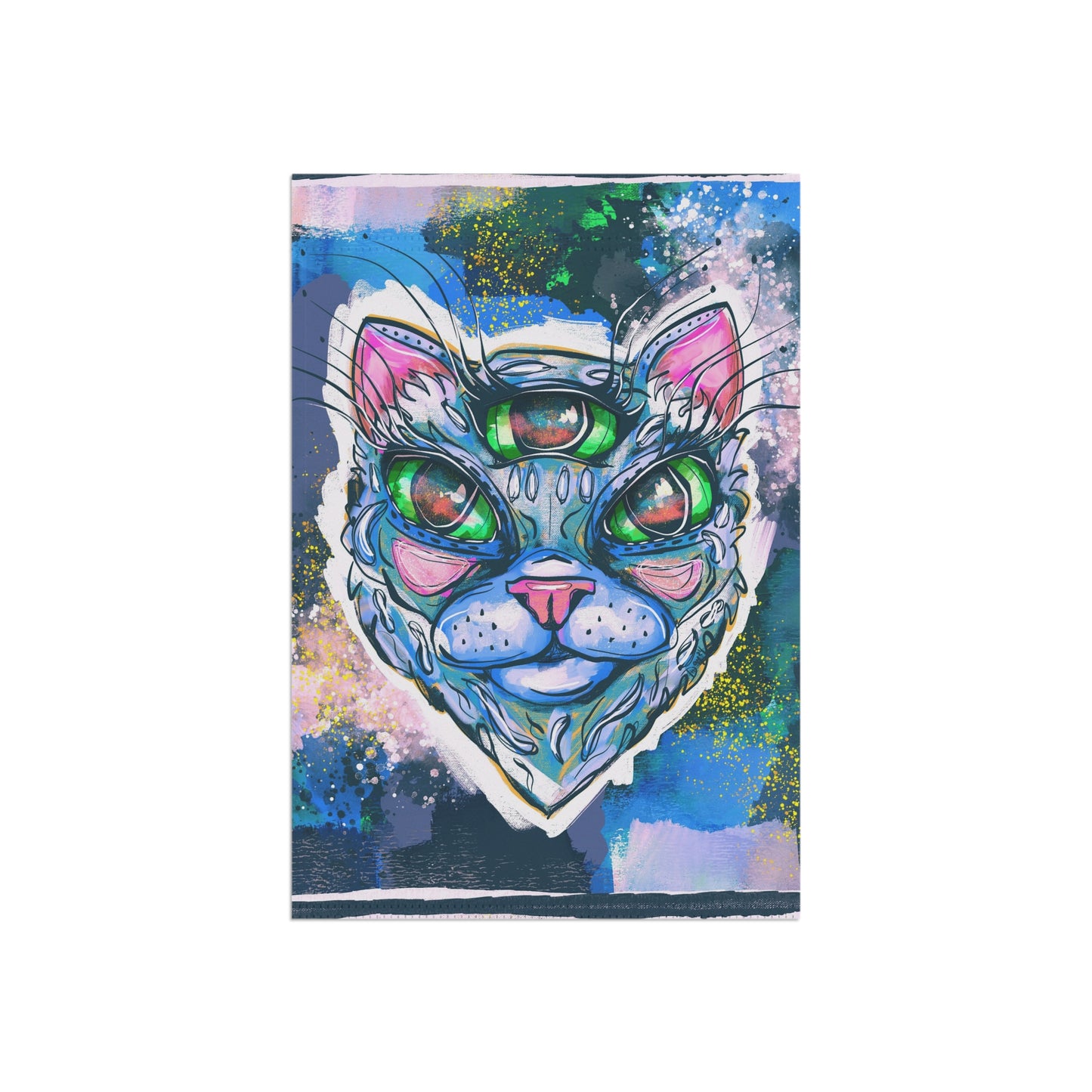 Bruce the Cat Garden & House Banner