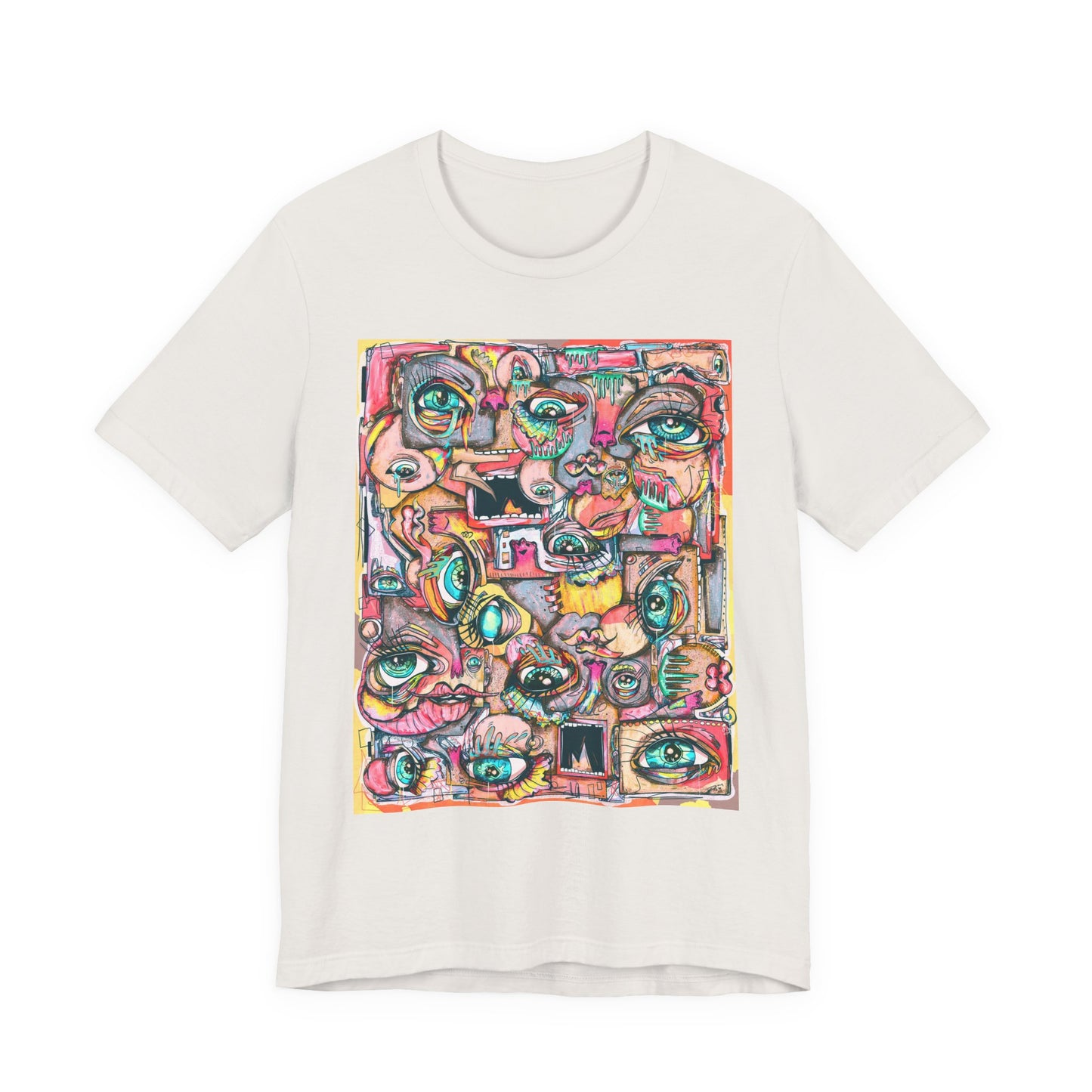 Glimmering Teardrops Unisex Jersey Short Sleeve Tee