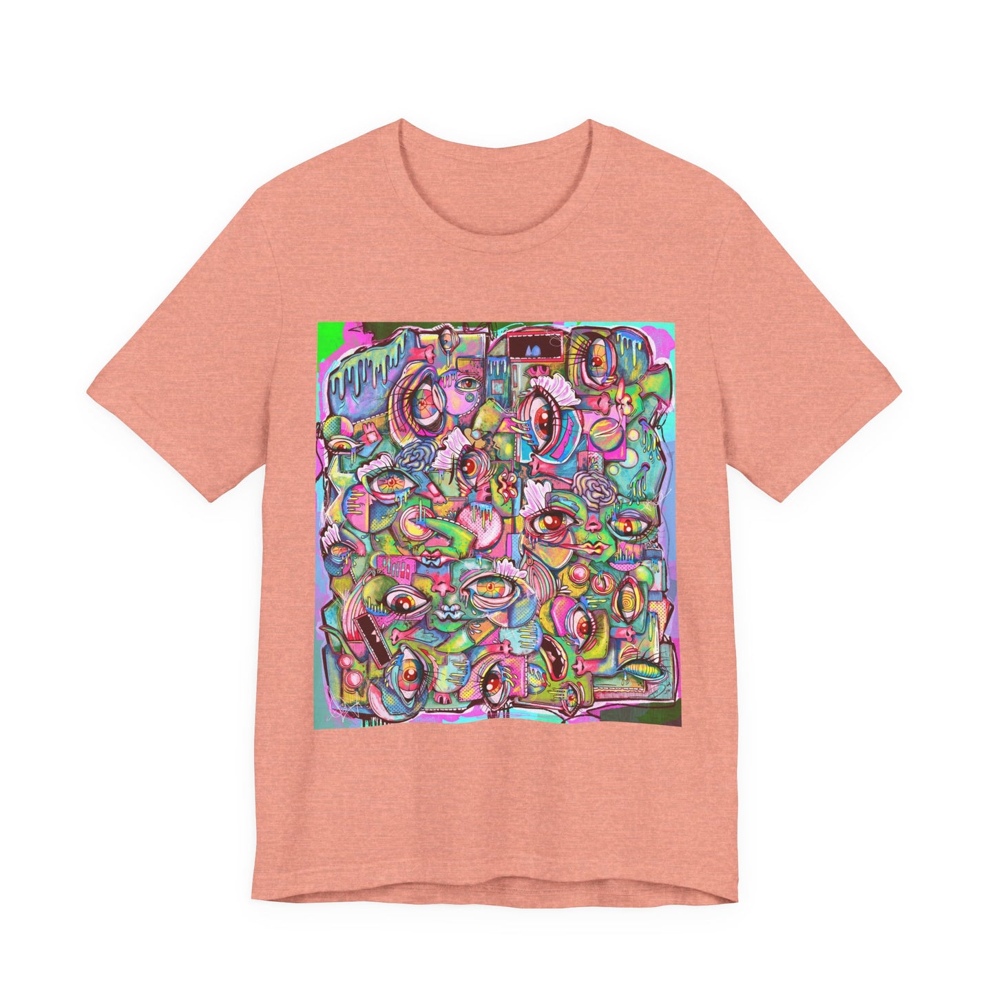 Psychedelic Whimsy Unisex Jersey Short Sleeve Tee