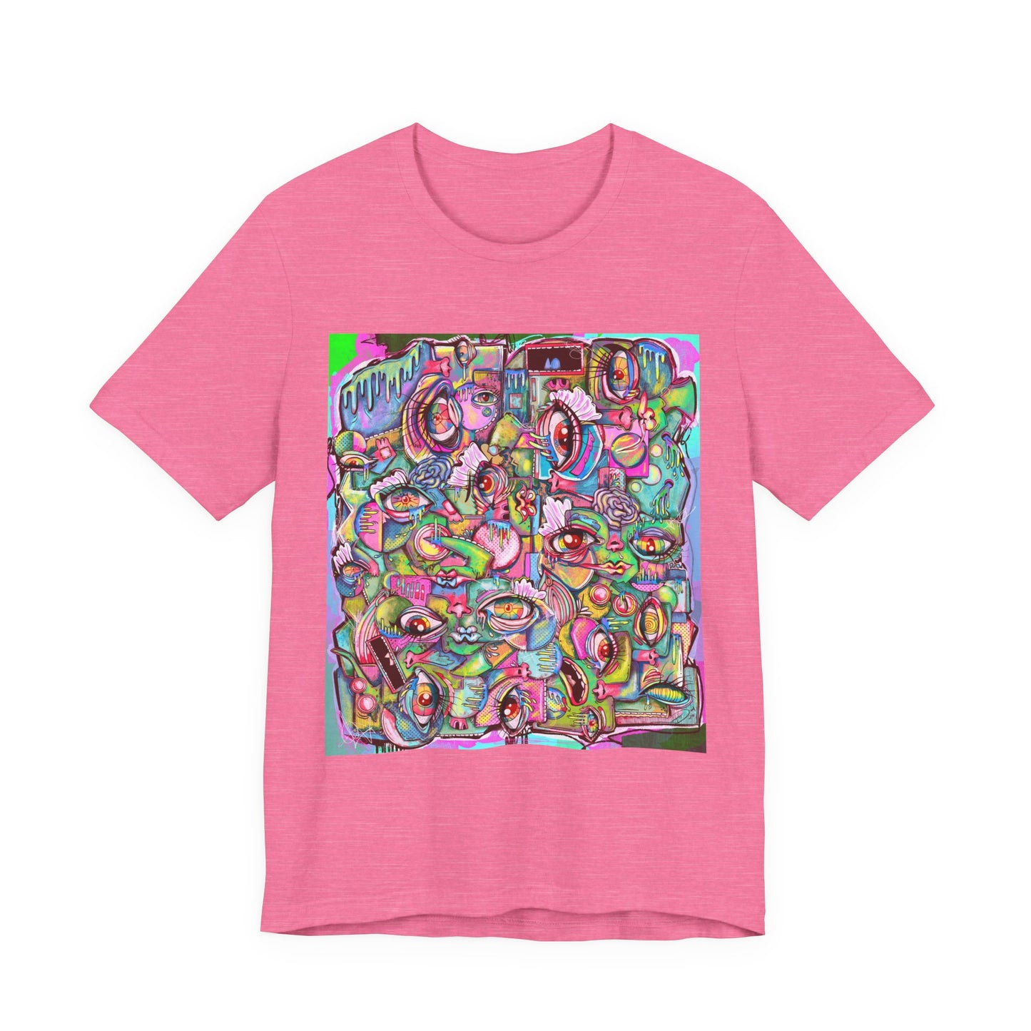 Psychedelic Whimsy Unisex Jersey Short Sleeve Tee