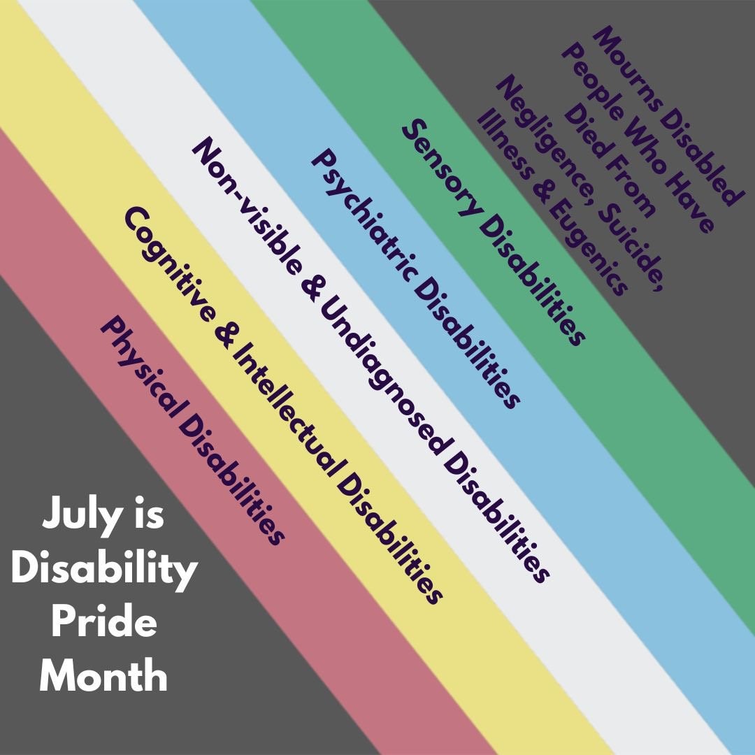 Dismantle Systemic Ableism Sticker | Disability Pride | Equality Art (Handmade Holographic Sticker)
