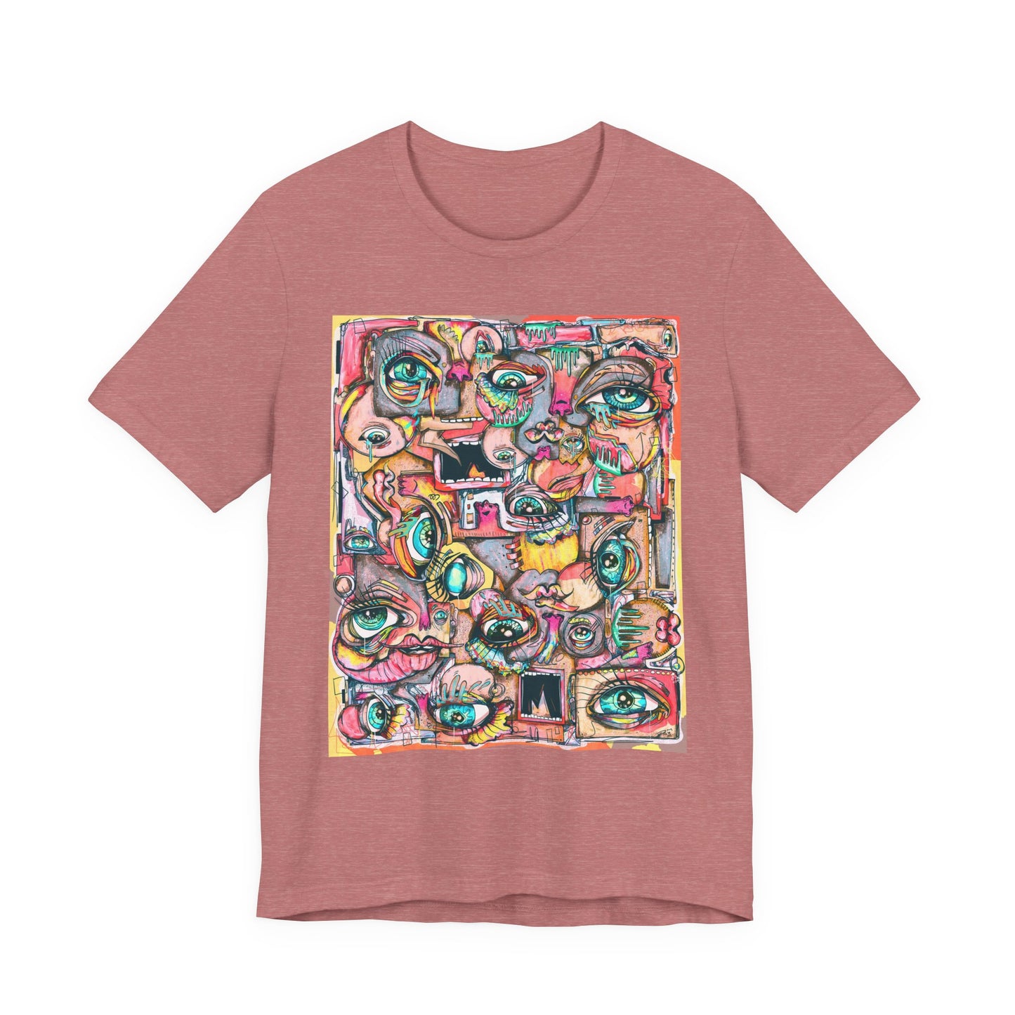 Glimmering Teardrops Unisex Jersey Short Sleeve Tee