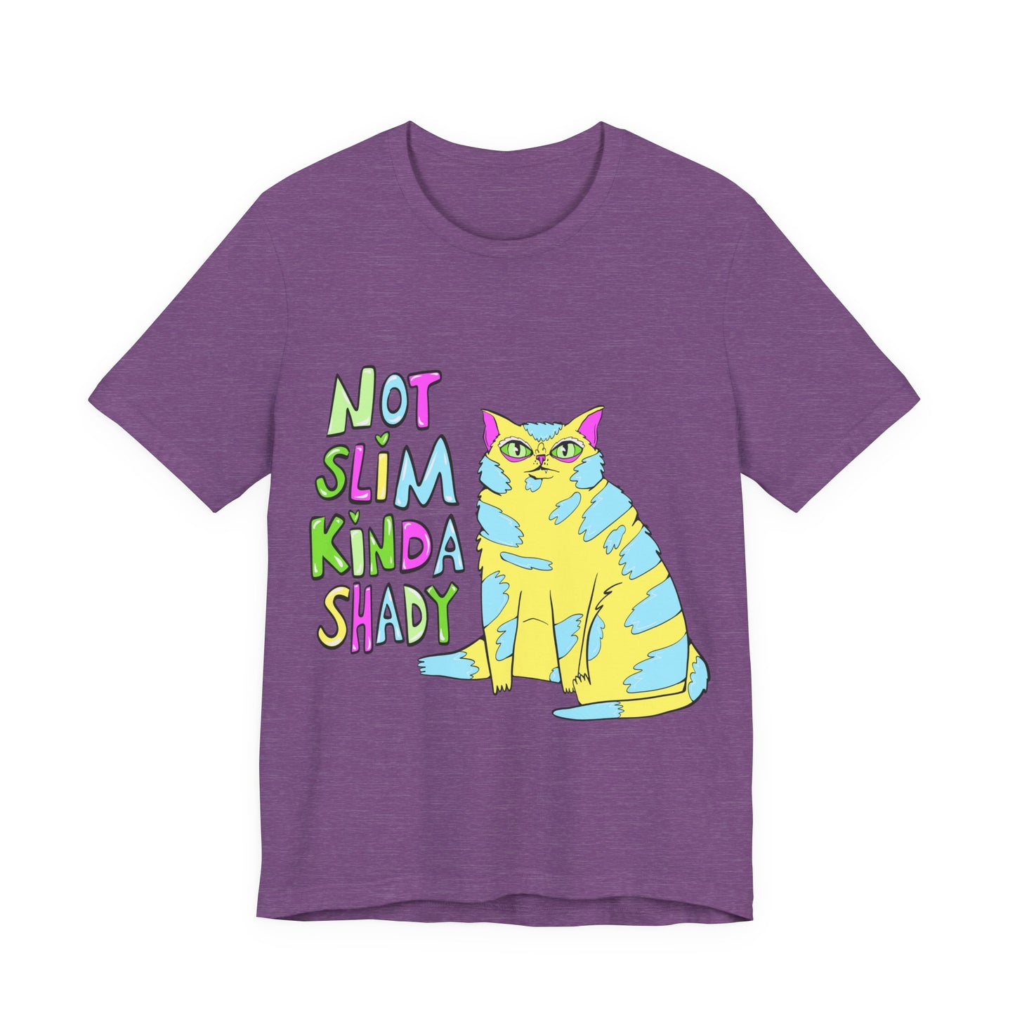 Not Slim Kinda Shady Unisex Jersey Short Sleeve Tee
