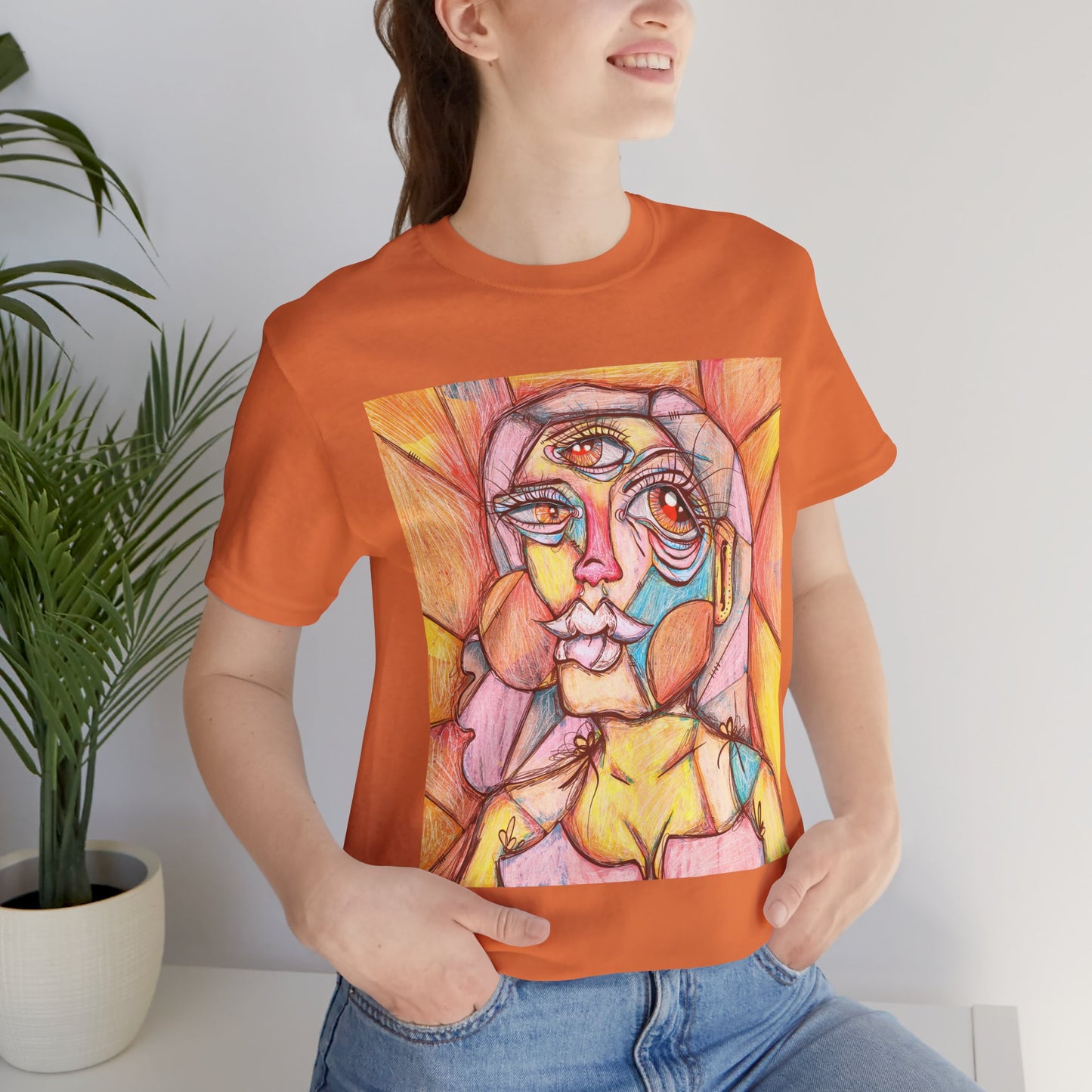 Sally Cubism Unisex Jersey Short Sleeve Tee