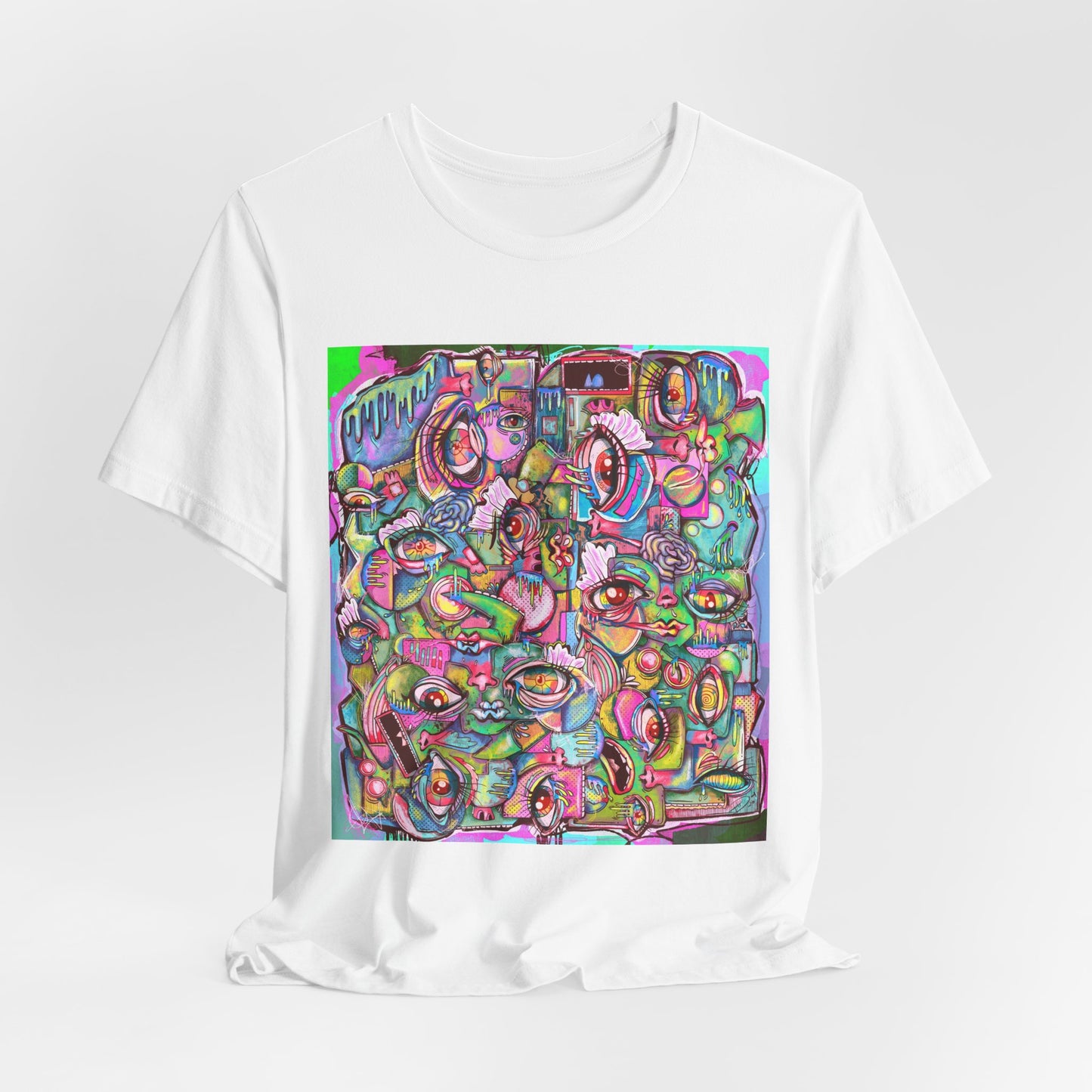 Psychedelic Whimsy Unisex Jersey Short Sleeve Tee