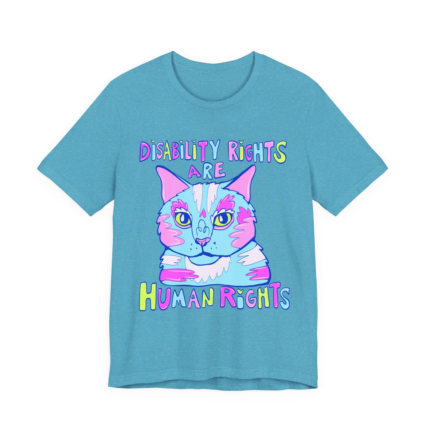 Disability Rights are Human Rights Unisex Jersey Short Sleeve Tee