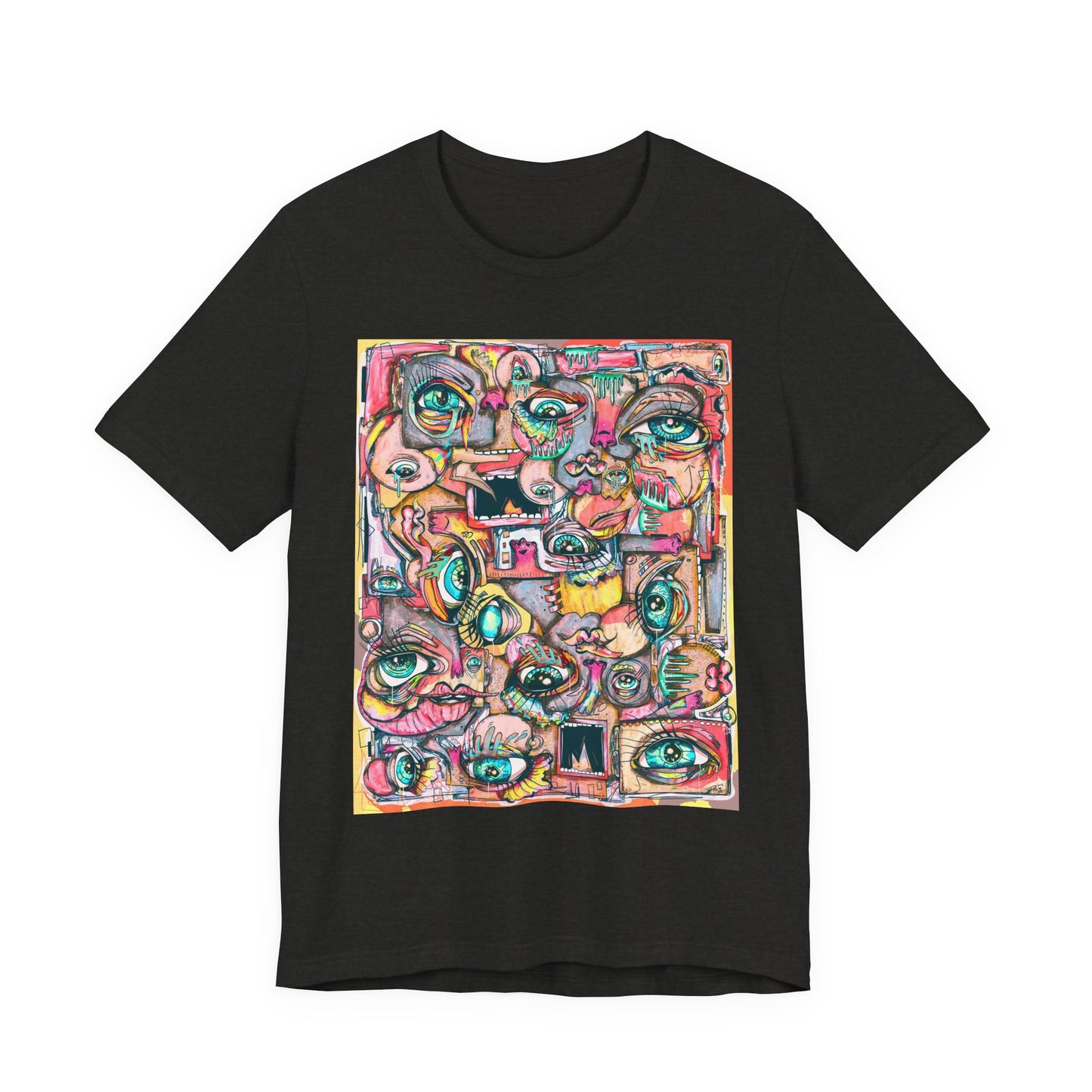 Glimmering Teardrops Unisex Jersey Short Sleeve Tee