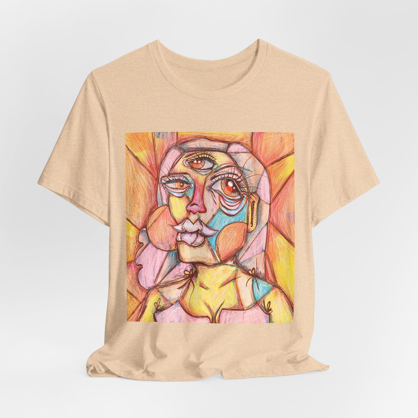 Sally Cubism Unisex Jersey Short Sleeve Tee