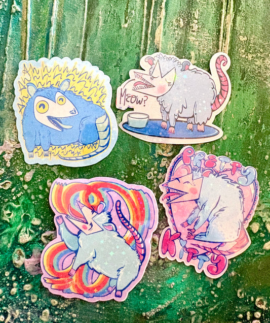 Pesky Possums Mini Stickers