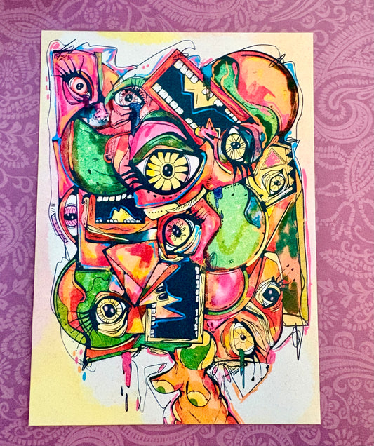 5x7 Signed Print Novas and Galaxies