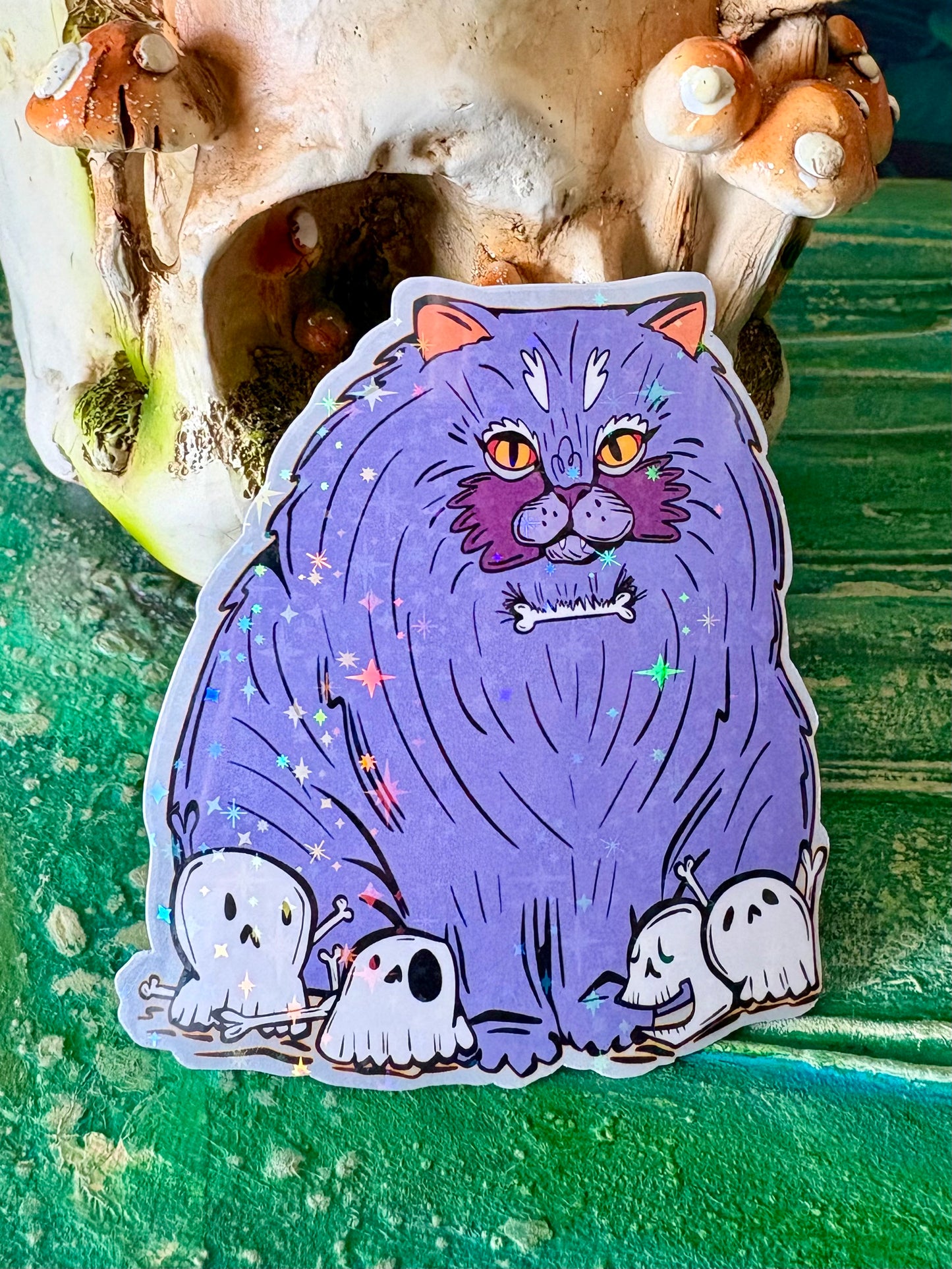 Bone Daddy Halloween Cat Sticker