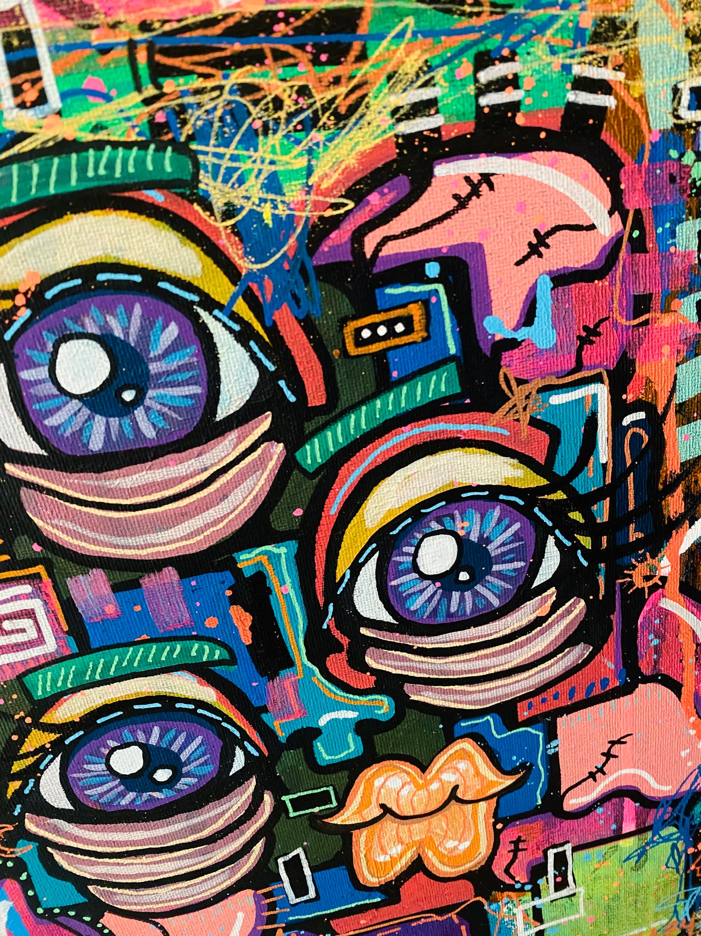 Lavender Haze - Original 11x14 Acrylic Painting by Hollie Day