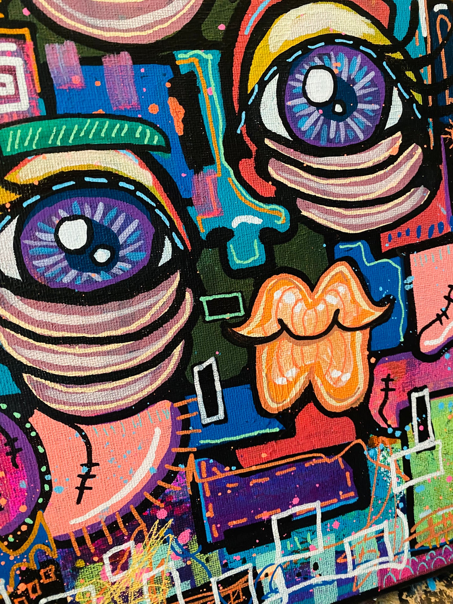 Lavender Haze - Original 11x14 Acrylic Painting by Hollie Day