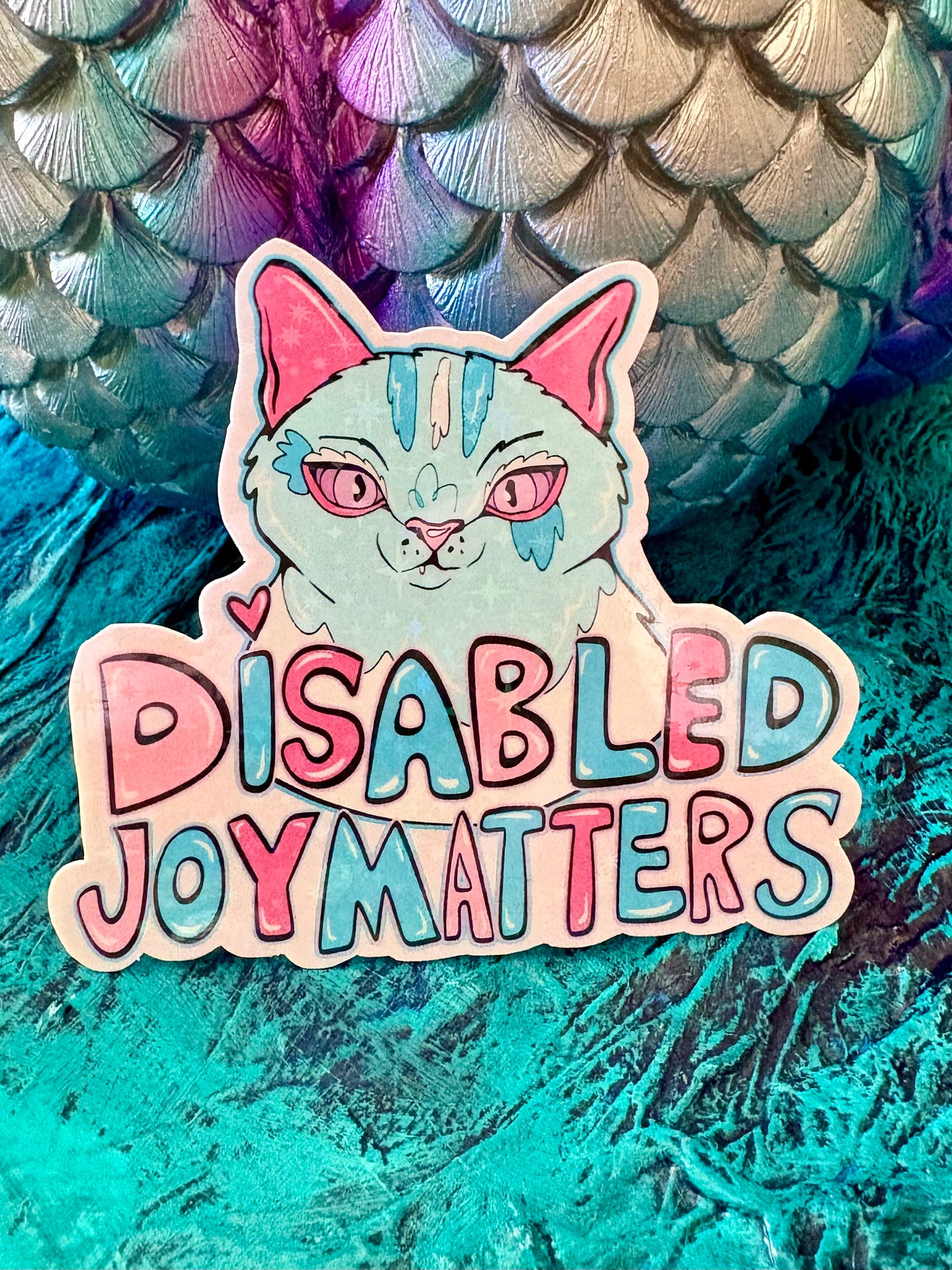 Handmade Disabled Joy Matters Sticker
