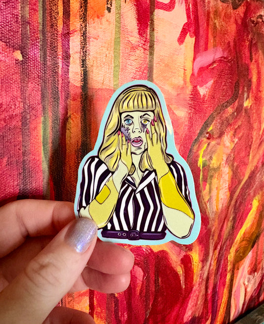 Zombie Gurl Sticker
