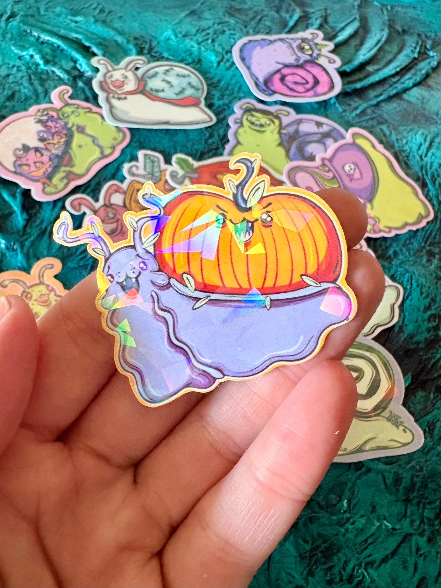 Spooky Snail Mail Mini Stickers