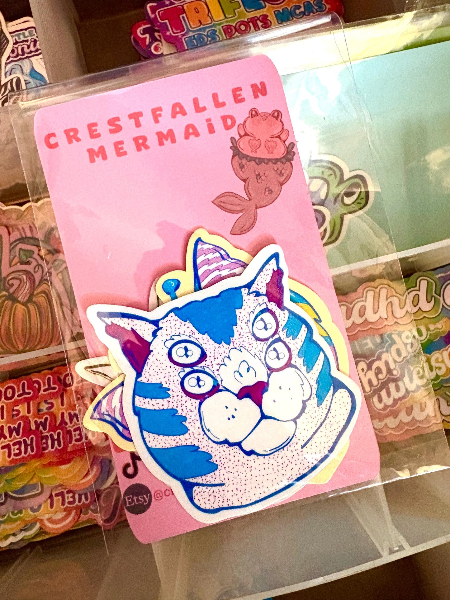 Alien Cat Sticker Set