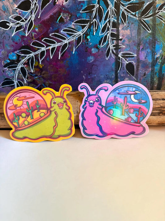 Whimsical Snail Sticker Set 003