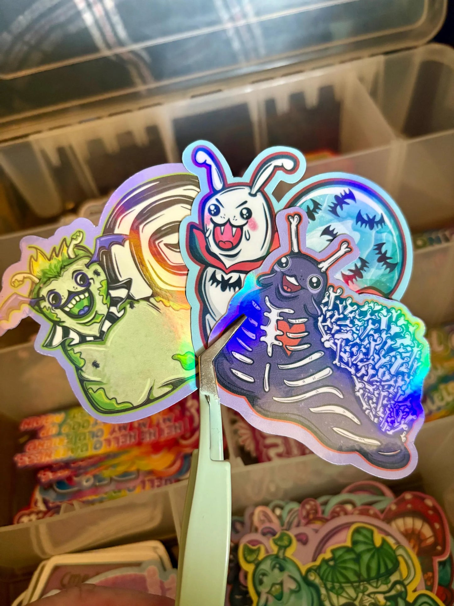 Whimsical Snail Sticker Set 004