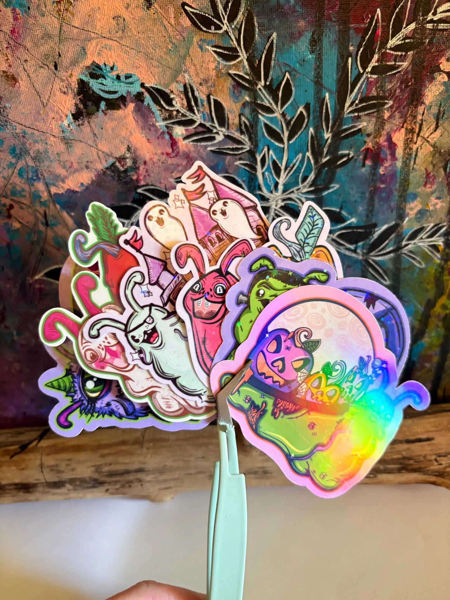 Whimsical Snail Sticker Set 005
