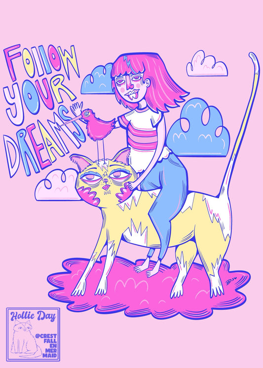 5x7 Signed Print Follow Your Whimsy
