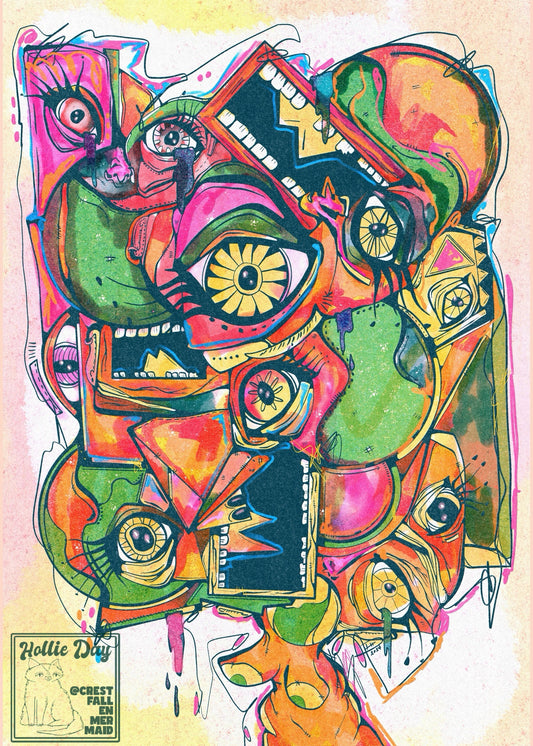 5x7 Signed Print Novas and Galaxies
