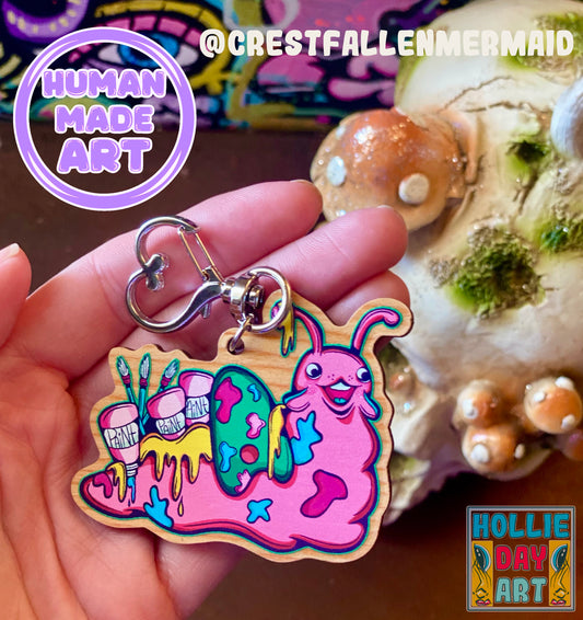 Art Snail Keychain