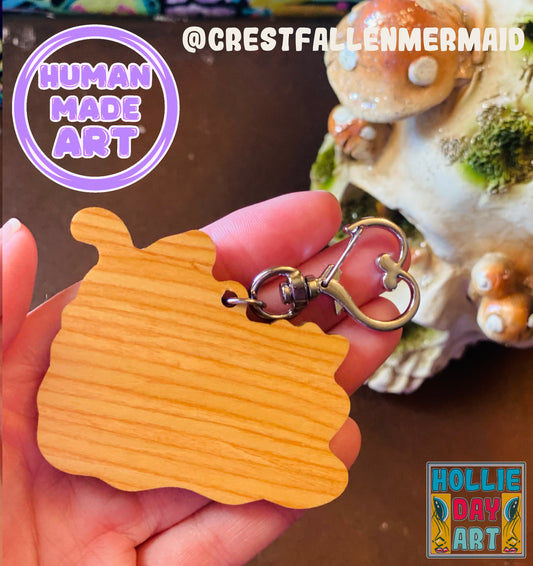 Art Snail Keychain