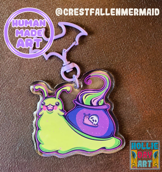 Witch Snail Keychain