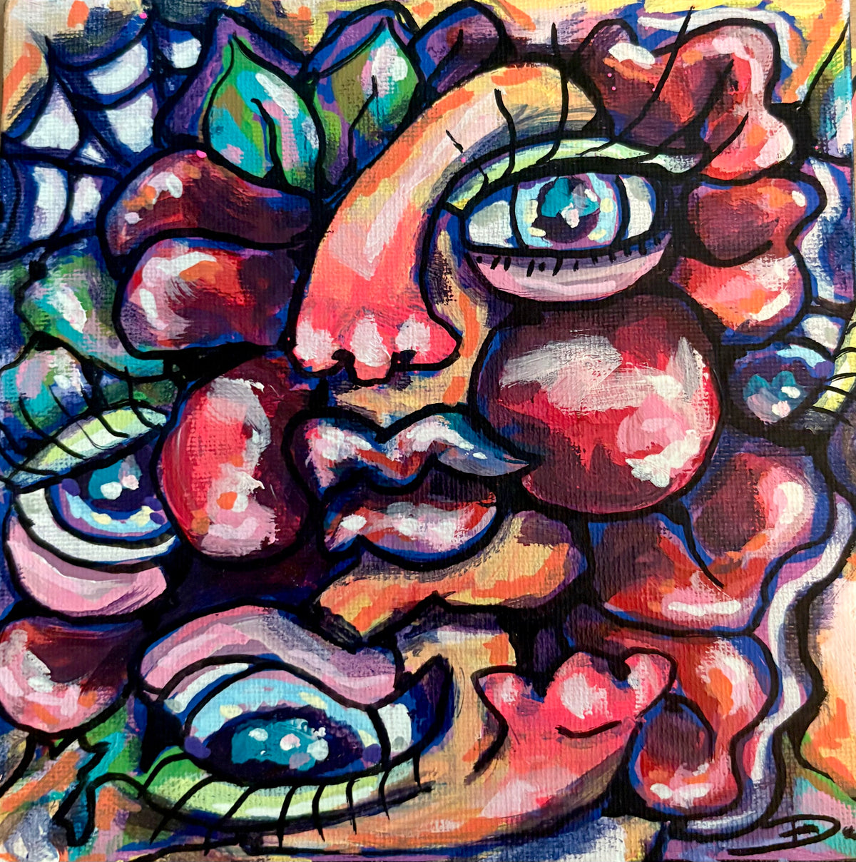 Garden if Duality 6x6 Painting