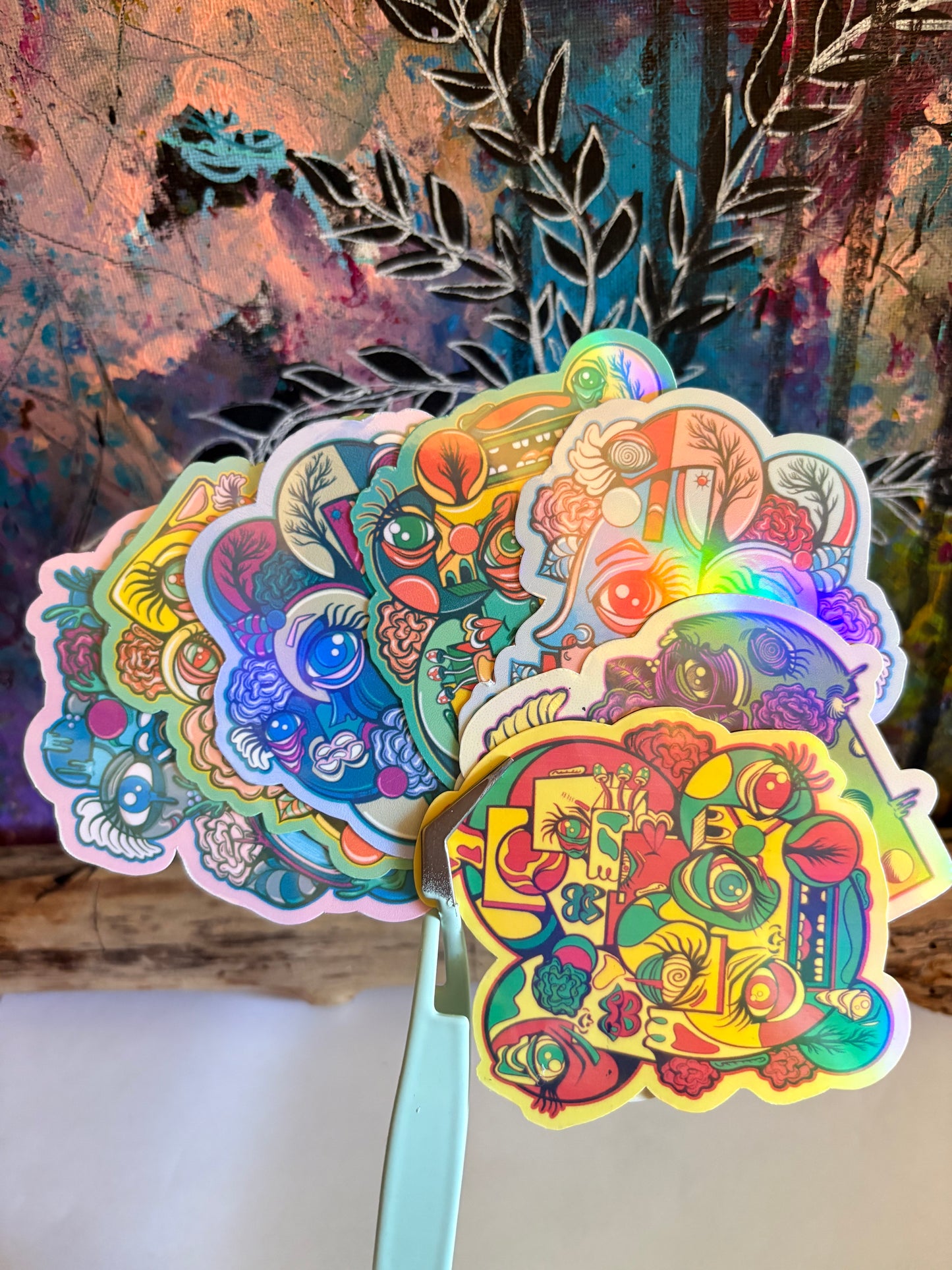 Chaotic Cubism Sticker Set