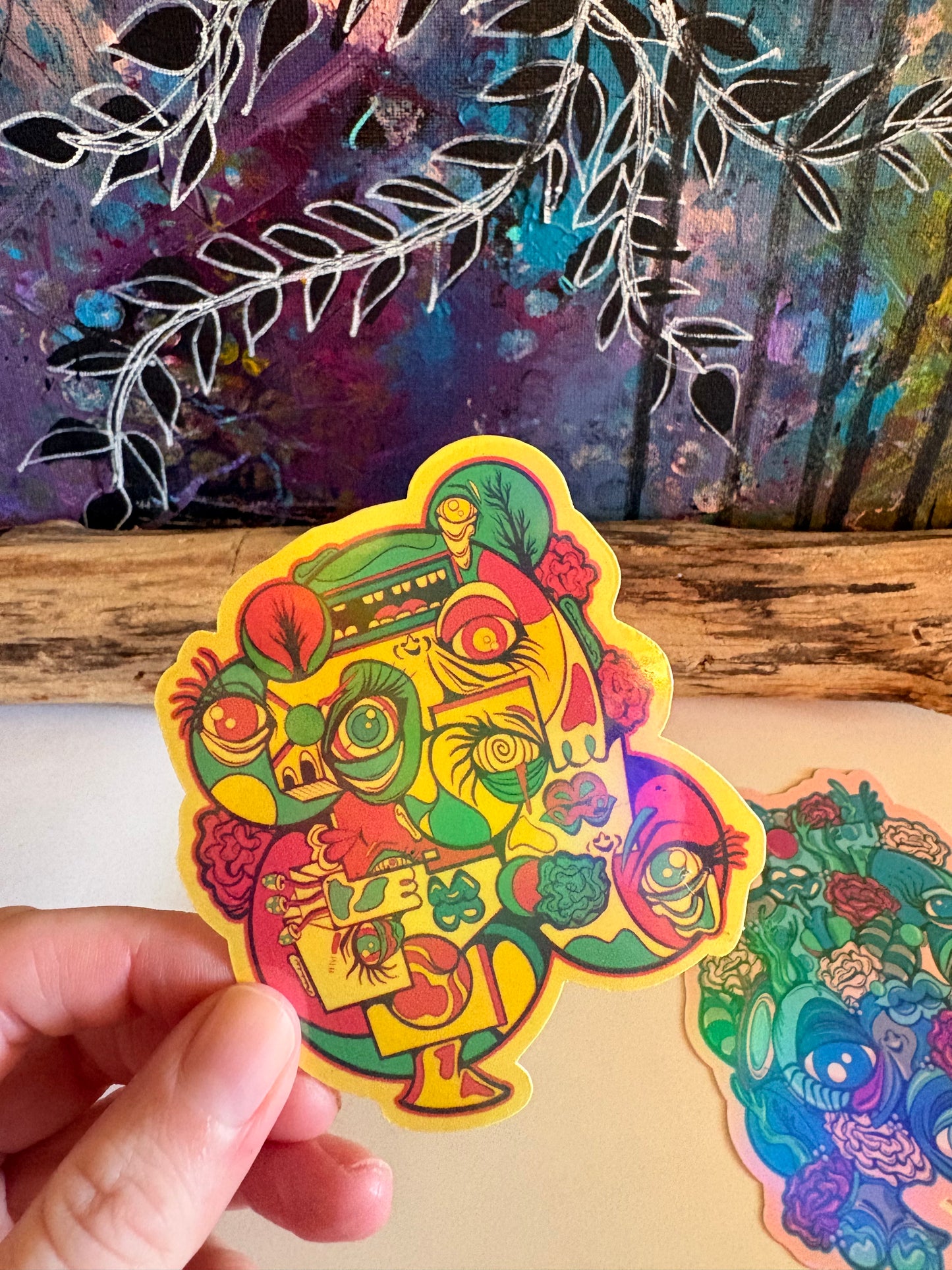 Chaotic Cubism Sticker Set