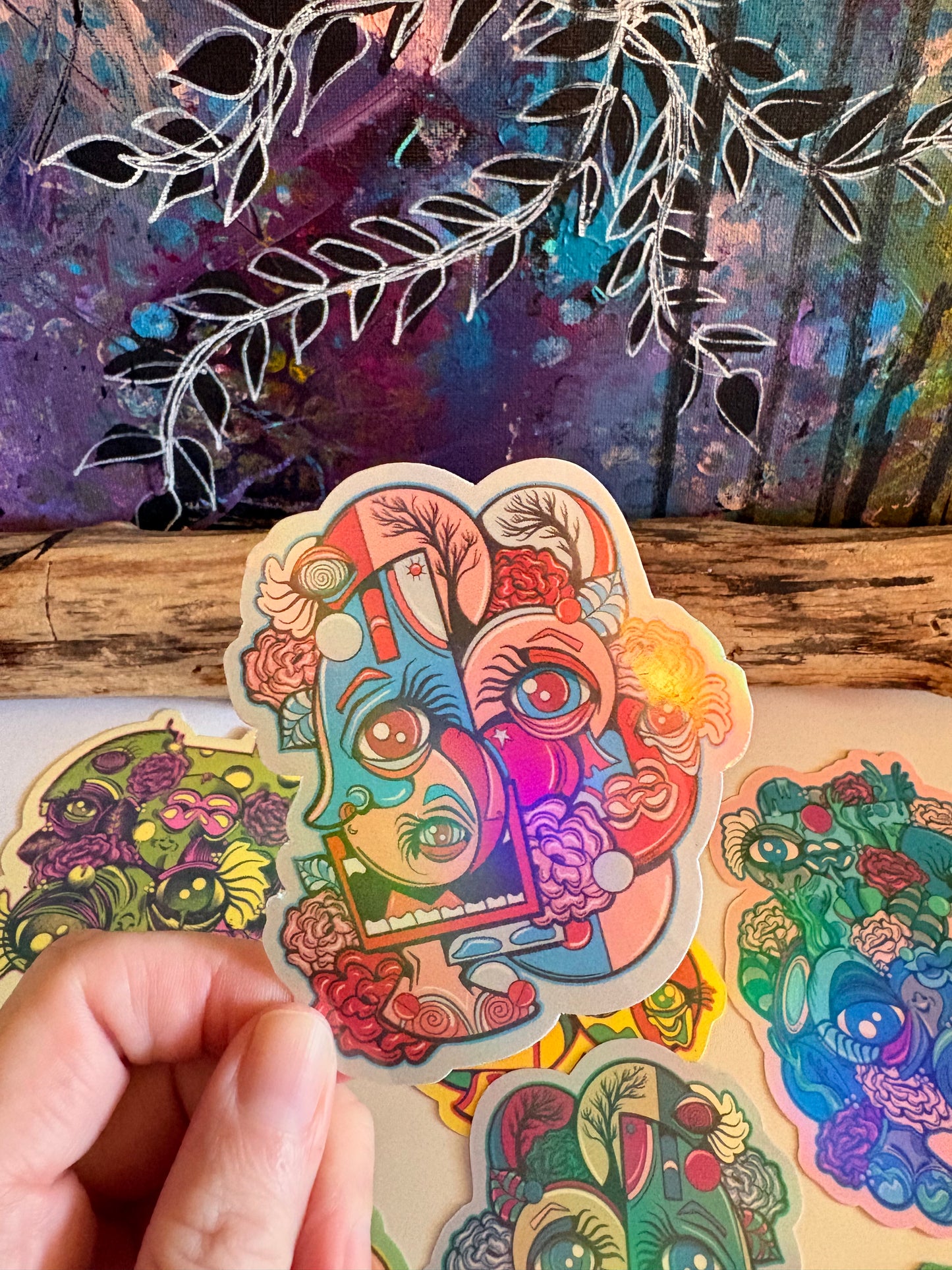 Chaotic Cubism Sticker Set