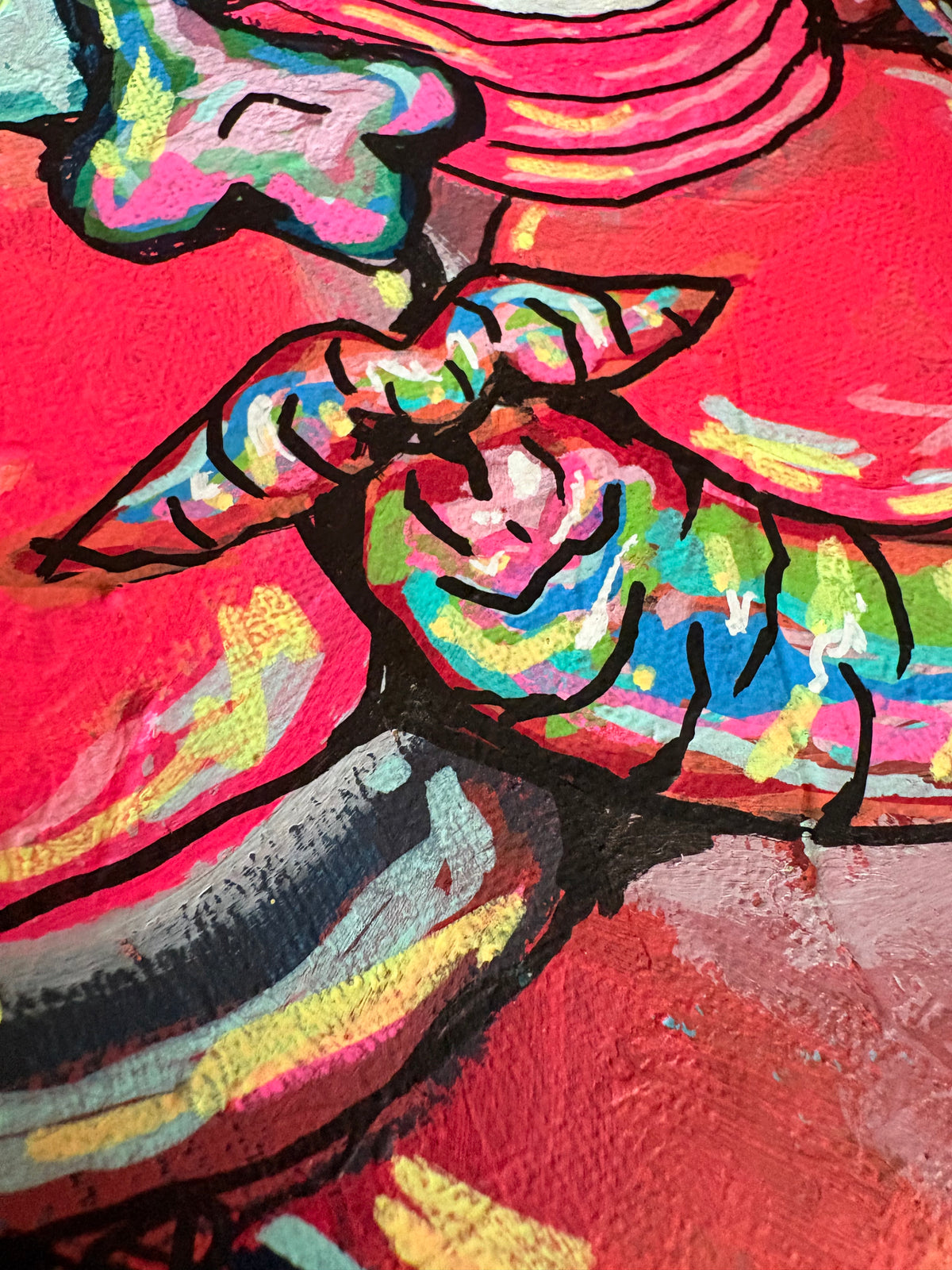 Candy Colored Confessions 11x14 Acrylic Painting on Canvas