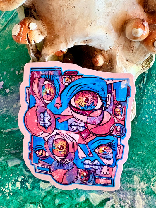 Cubism Sticker 004