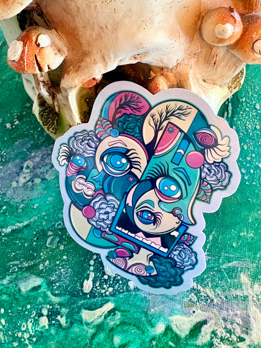 Cubism Sticker 002