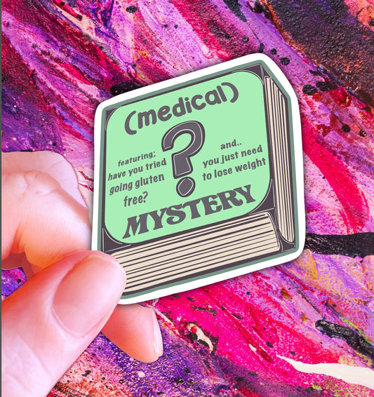 Spoonie Sticker: Medical Mystery Book, Invisible Illness Awareness