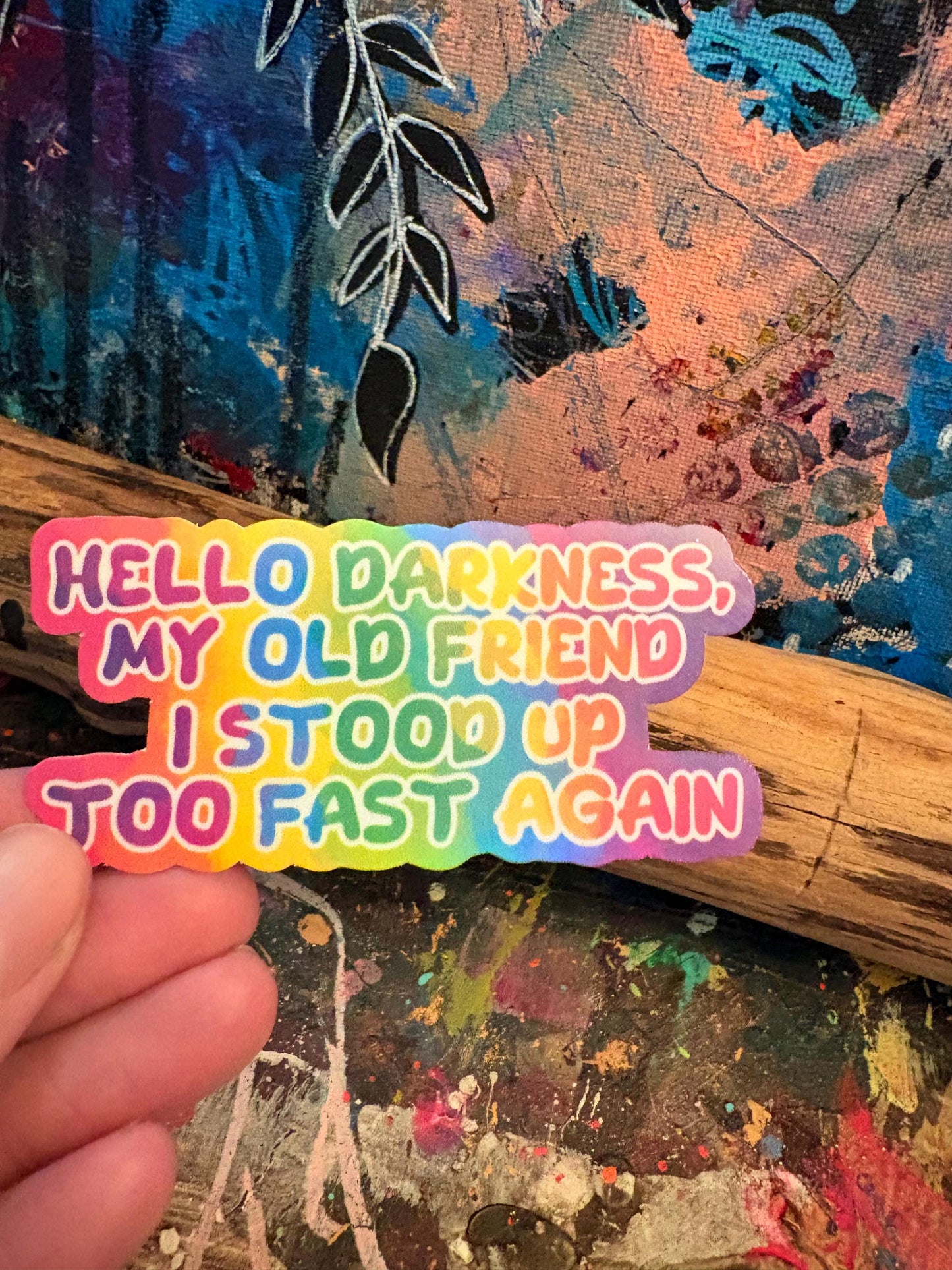 Handmade Spoonie Sticker: Chronic Illness Support - Hand Drawn Art
