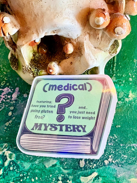 Spoonie Sticker: Medical Mystery Book, Invisible Illness Awareness