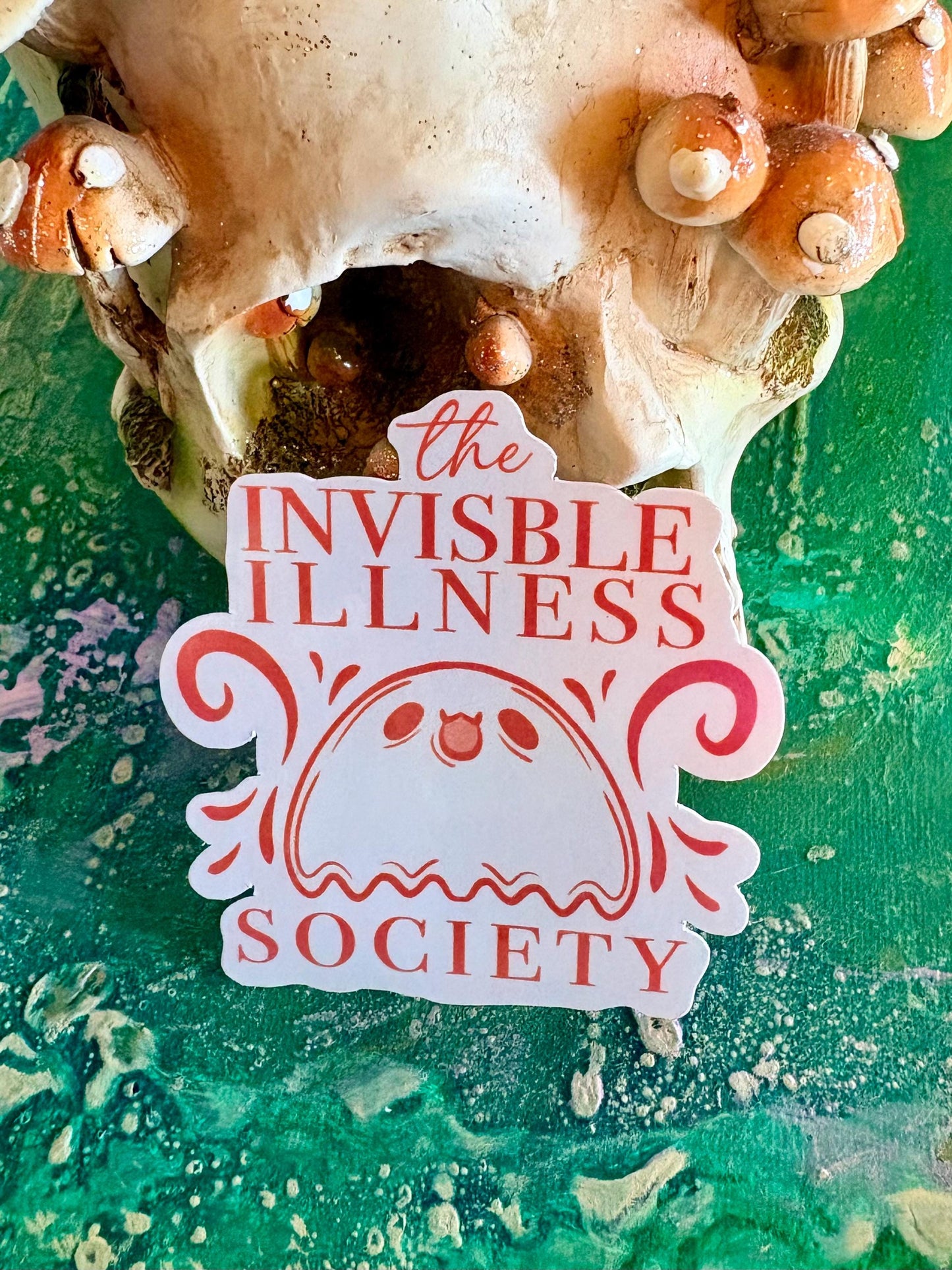 Invisible Illness Society Sticker: Handmade Holographic Vinyl